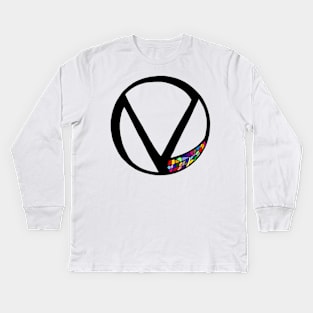 Syymbols Circle Kids Long Sleeve T-Shirt